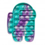 Pop It Among Us : Turquoise & Violet